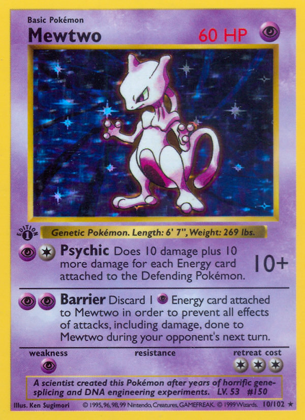 Mewtwo, Base Set